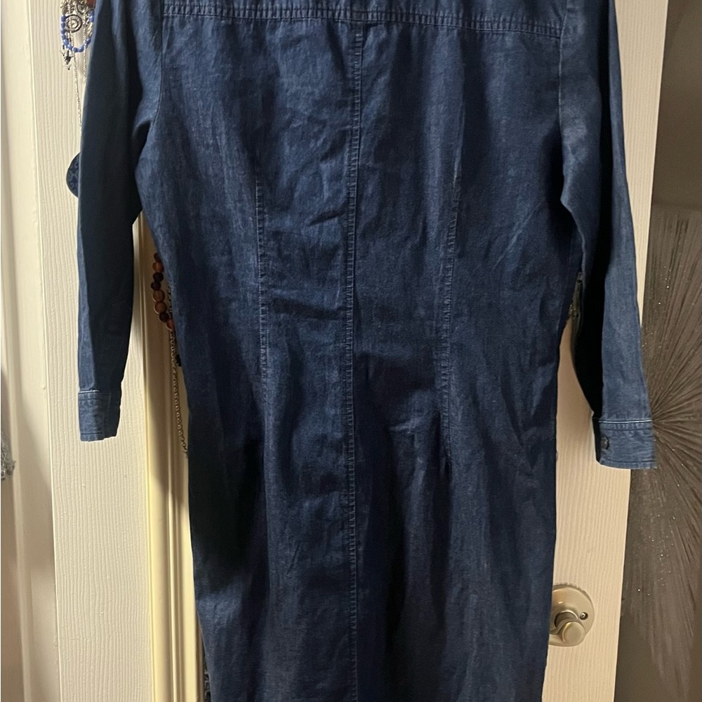 LOFT Denim Shirt Dress - Picture 4 of 7